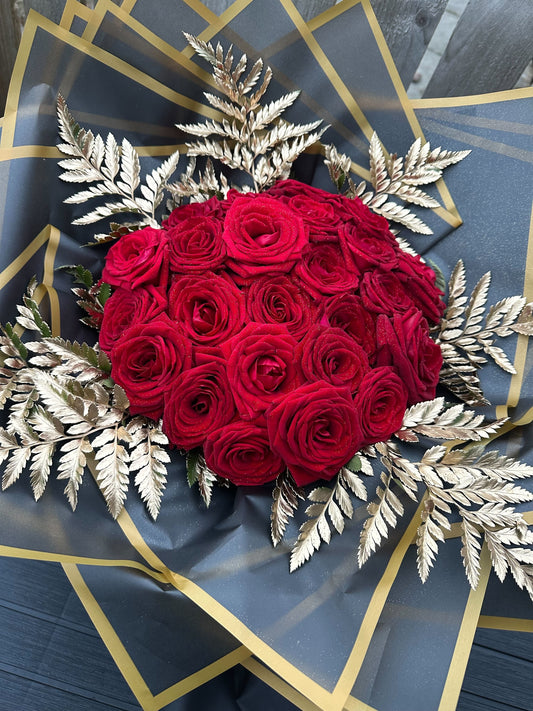 Classic Red Rose Bouquet